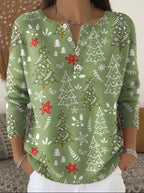 Soft Jumper with Relaxed Festive Colour Range