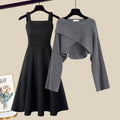 Figure-Skimming Two Piece Dress Set