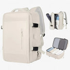 Expandable Travel Backpack with an Anti-Theft Pocket