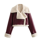 Reversible Fleece Jacket with Plush Texture