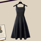 Figure-Skimming Two Piece Dress Set