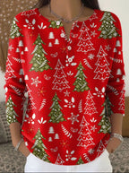 Soft Jumper with Relaxed Festive Colour Range