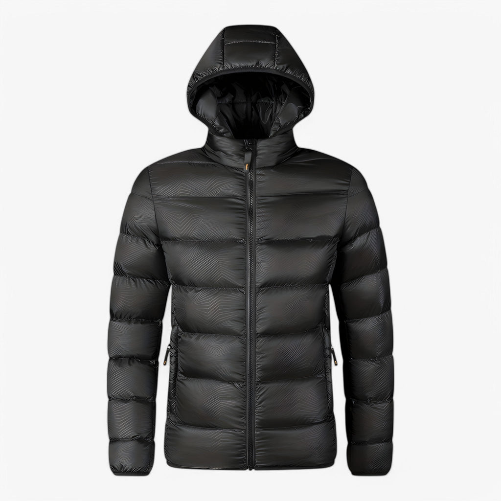 Padded Puffer Jacket with Adjustable Hood