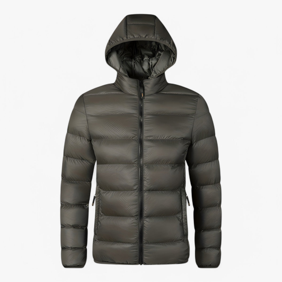 Padded Puffer Jacket with Adjustable Hood