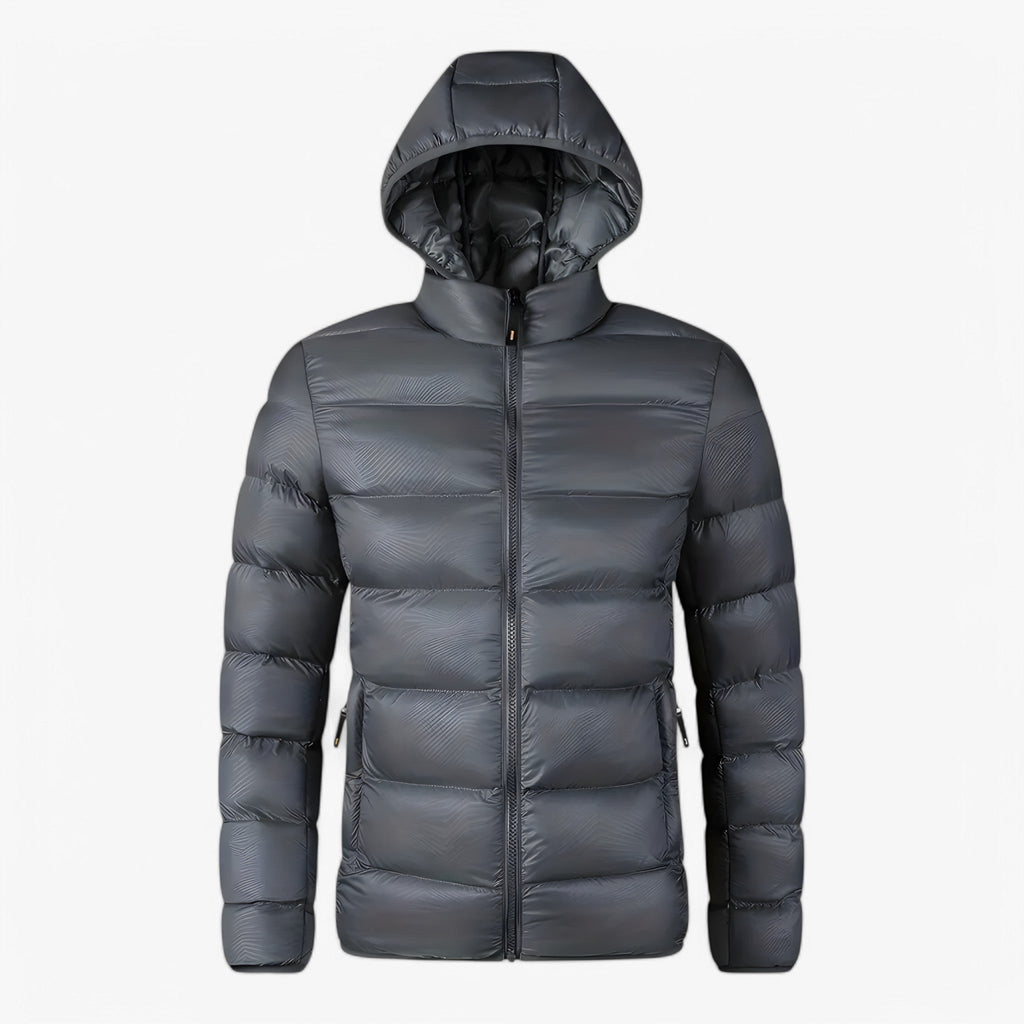 Padded Puffer Jacket with Adjustable Hood