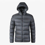 Padded Puffer Jacket with Adjustable Hood