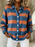 Blusa de franela de algodón a cuadros con cuello