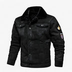 Timeless Faux Leather Jacket with Soft Warm Lining for Men