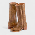 Retro Style Ankle Boots with Cushioned Footbed