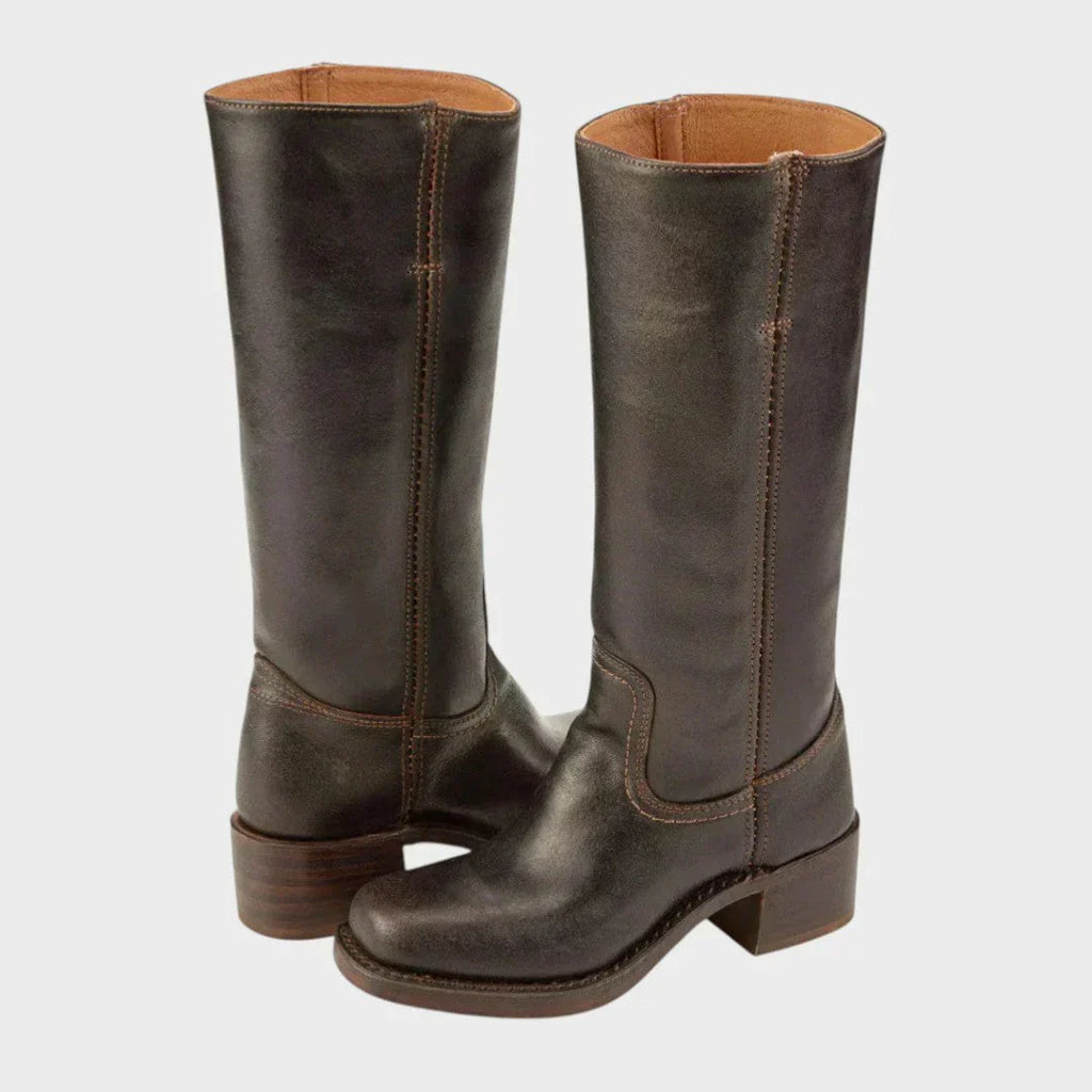 Retro Style Ankle Boots with Cushioned Footbed