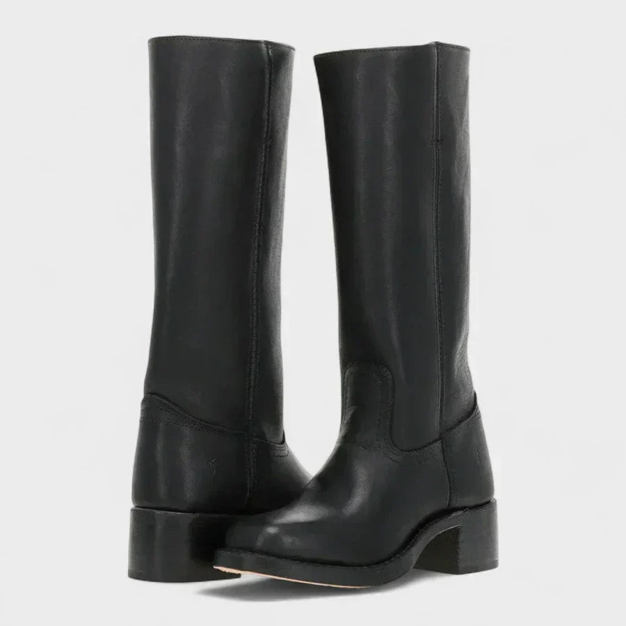 Retro Style Ankle Boots with Cushioned Footbed