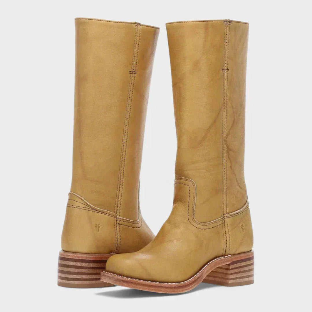 Retro Style Ankle Boots with Cushioned Footbed