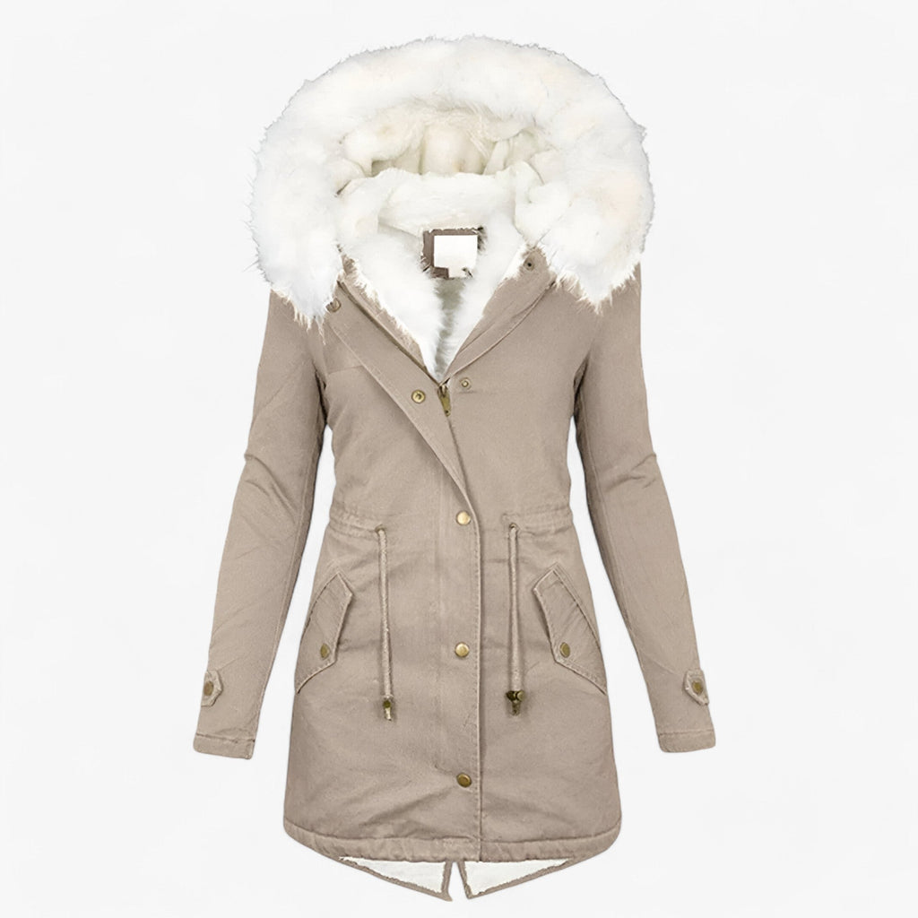 Chaqueta acolchada de invierno con acabado repelente al agua