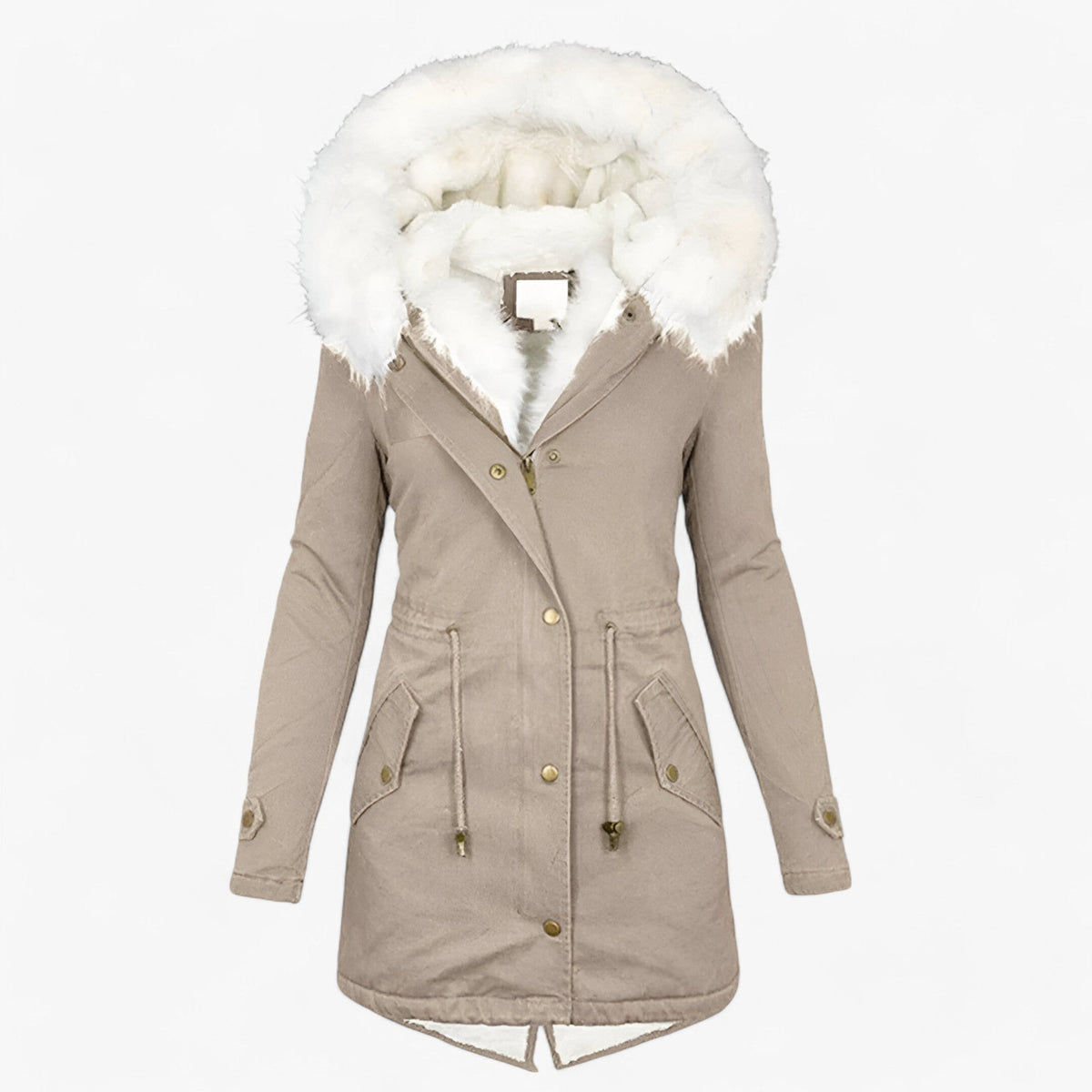 Padded Winter Jacket with Water-Repellent Finish