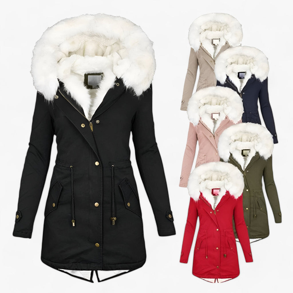 Chaqueta acolchada de invierno con acabado repelente al agua