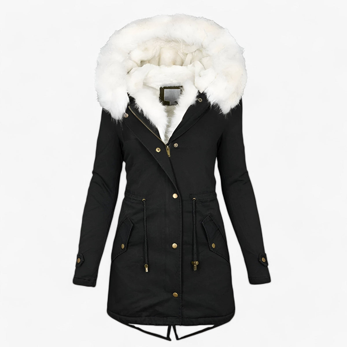 Padded Winter Jacket with Water-Repellent Finish