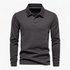 Polo de algodón con cuello clásico y corte moderno