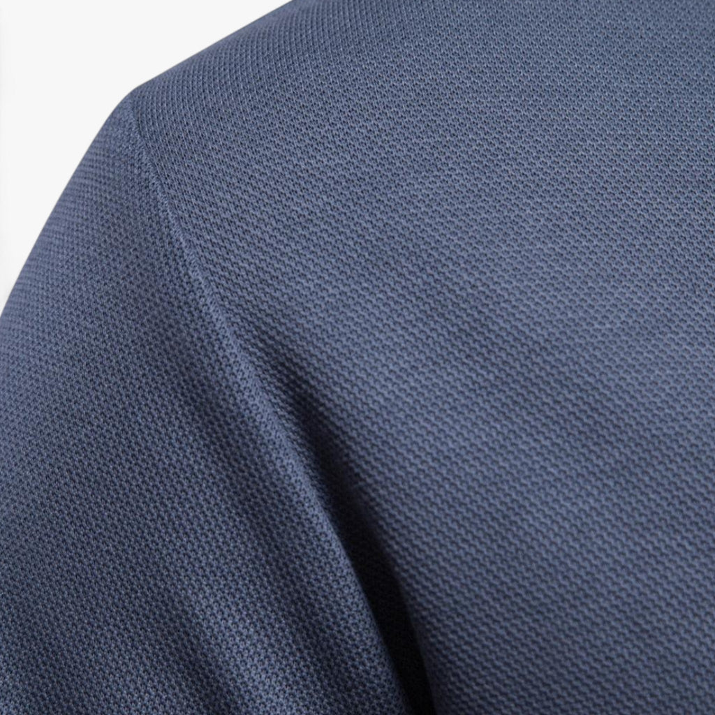 Polo de algodón con cuello clásico y corte moderno