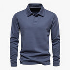 Polo de algodón con cuello clásico y corte moderno