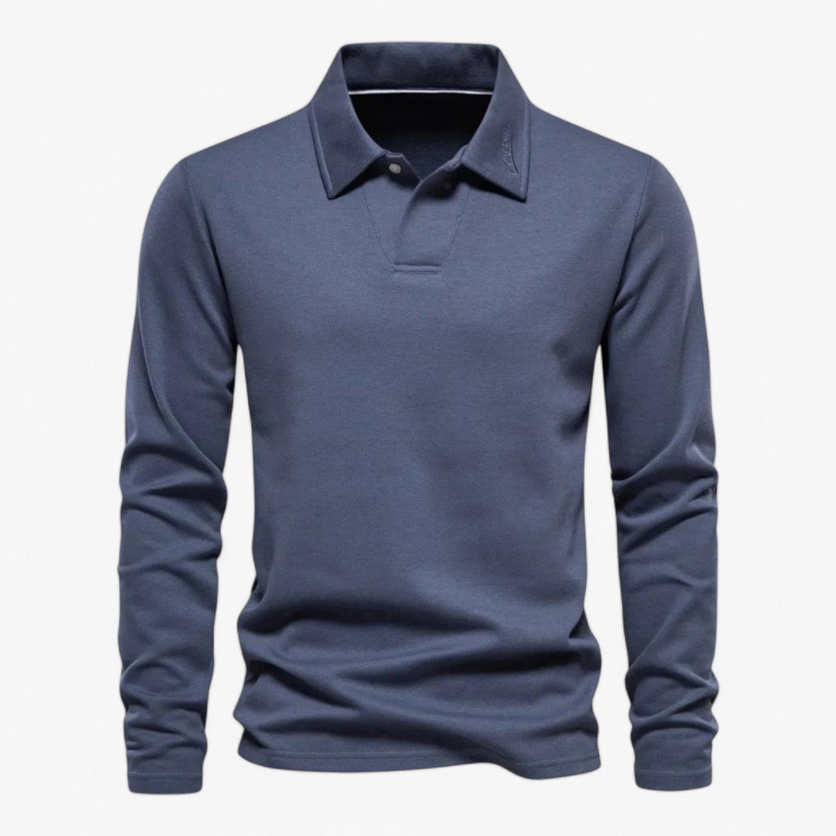 Polo de algodón con cuello clásico y corte moderno