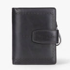 RFID-Blocking Compact Faux Leather Wallet with ID Window