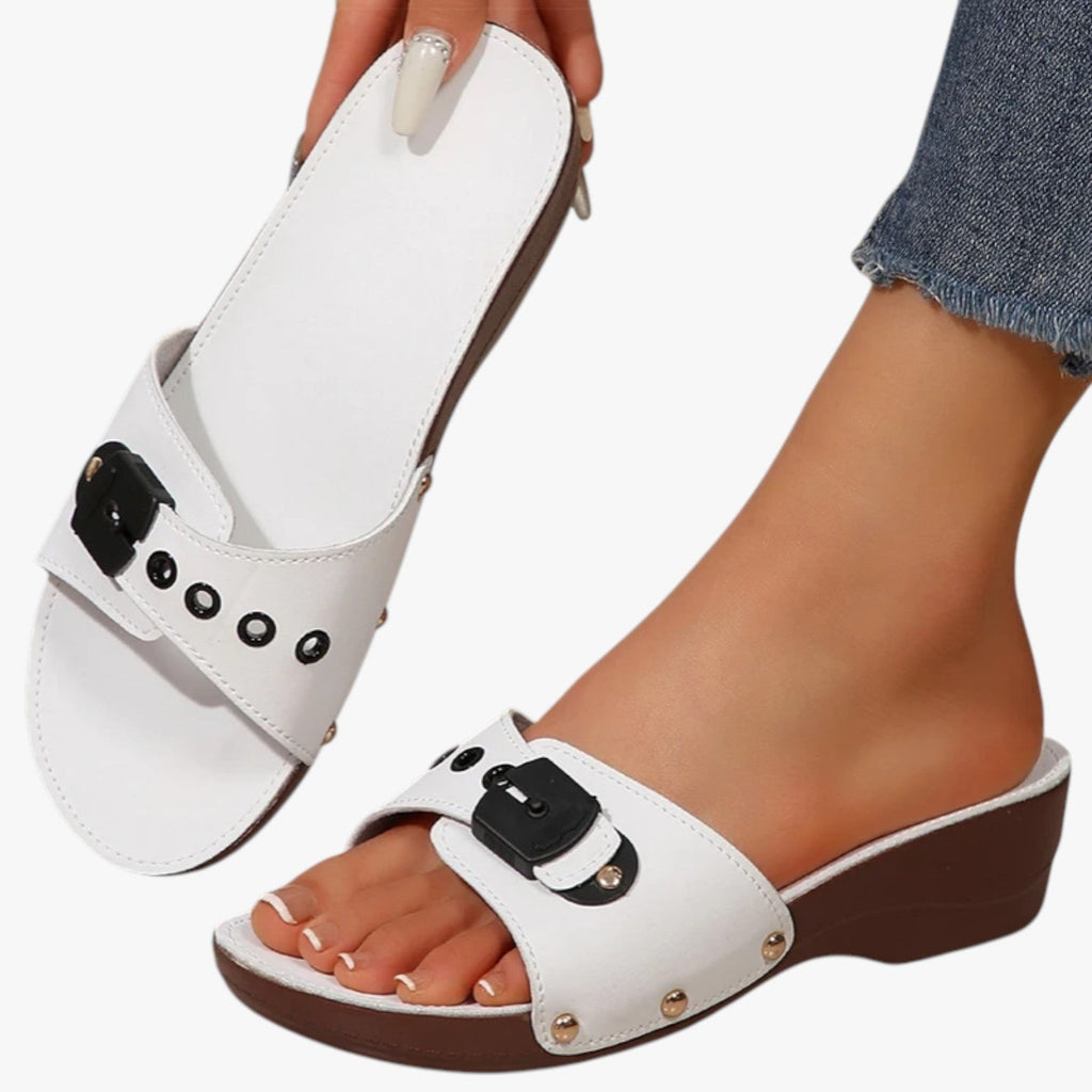 Wedge Heel Sandals with Soft Cushioned Comfort Insole