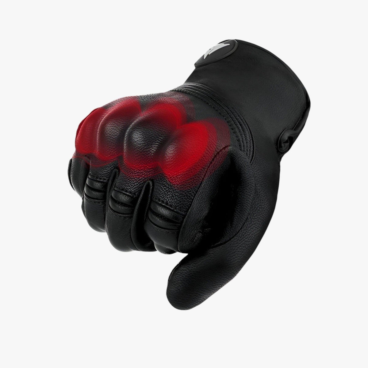 Guantes de moto de piel sintética resistentes al agua y cortavientos