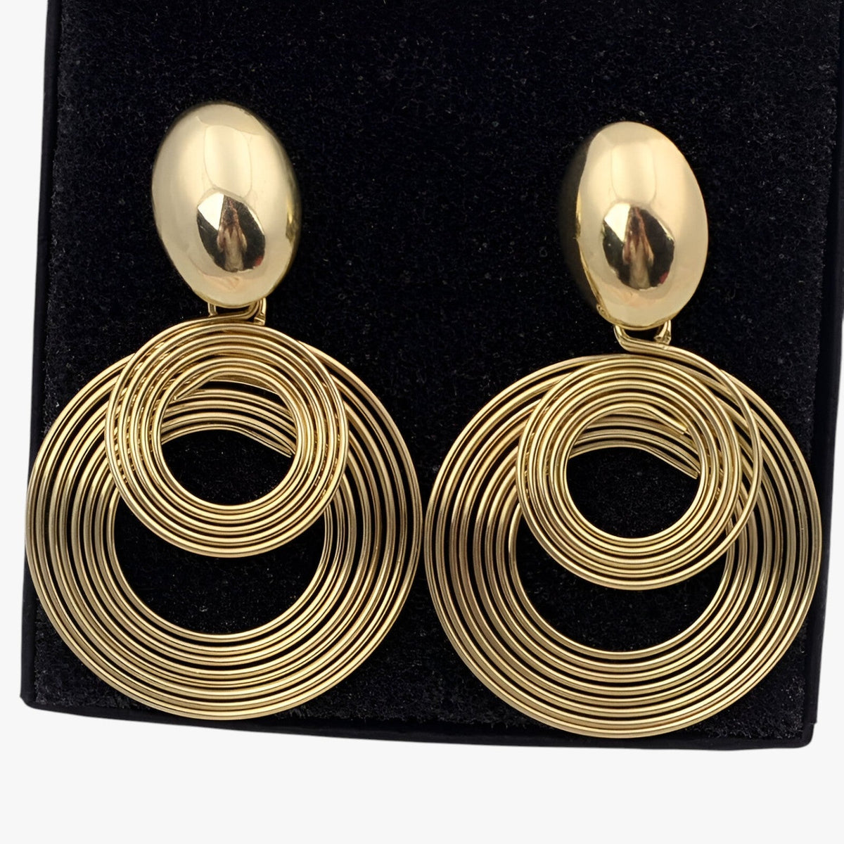Lightweight Oversized Geometric Statement Earrings