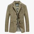 Men's Cotton Bomber Jacket for Spring and Autumn Layering