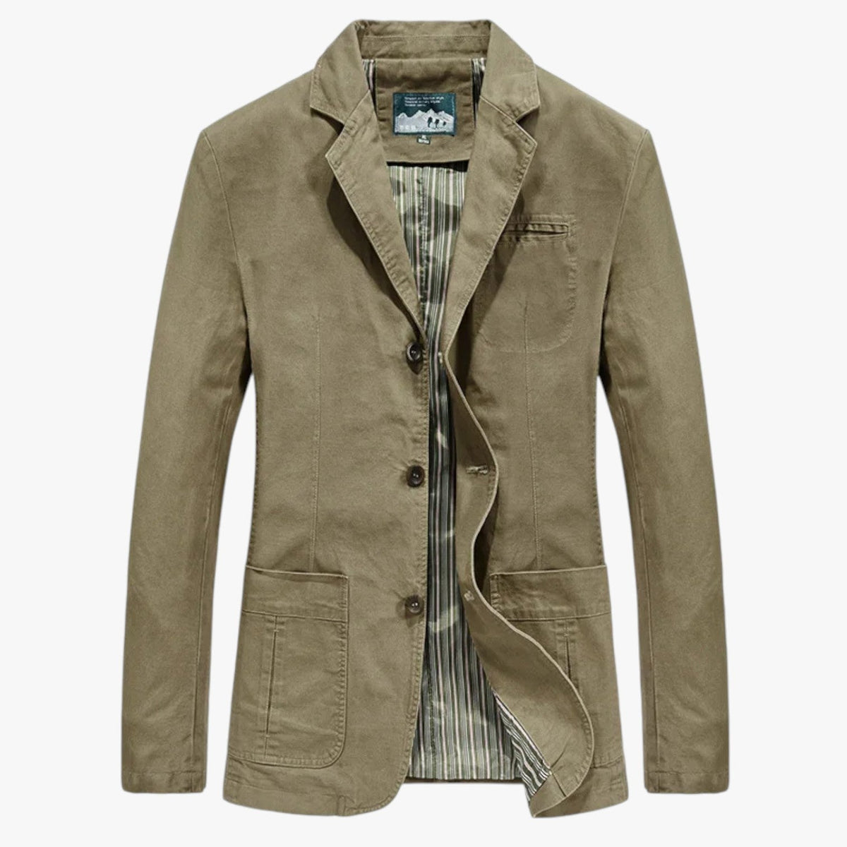 Men's Cotton Bomber Jacket for Spring and Autumn Layering