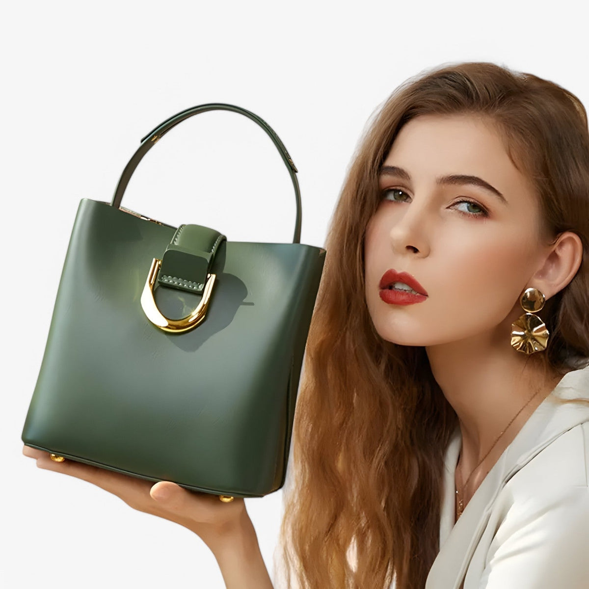 Bolso saco amplio con correa ajustable de doble uso