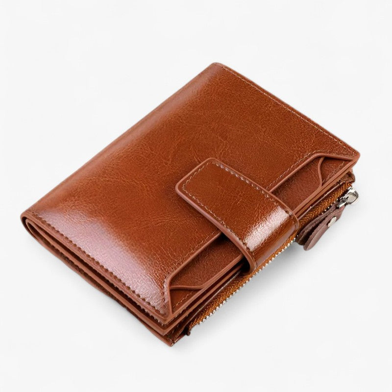 RFID-Blocking Wallet with Card and ID Slots