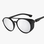 Punk-style vintage sunglasses with a slim compact frame