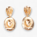 Vintage Cowboy Hat-Inspired Conical Statement Earrings