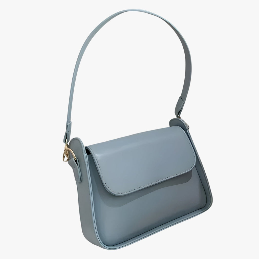 Mini bolso de hombro en piel vegana con cierre magnético
