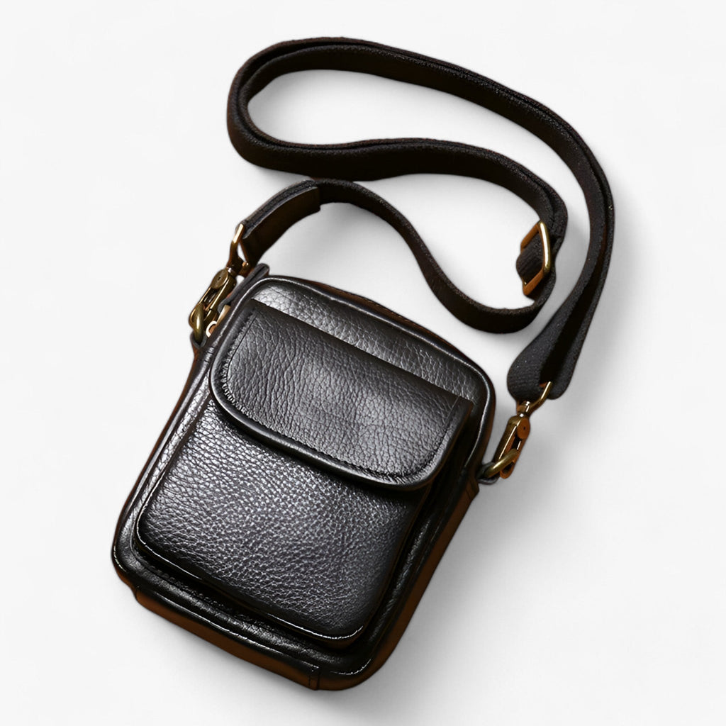 Bolso pequeño de piel sintética a medida para el móvil, la cartera y las llaves