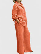 Relaxed Two Piece Set with Versatile Styling