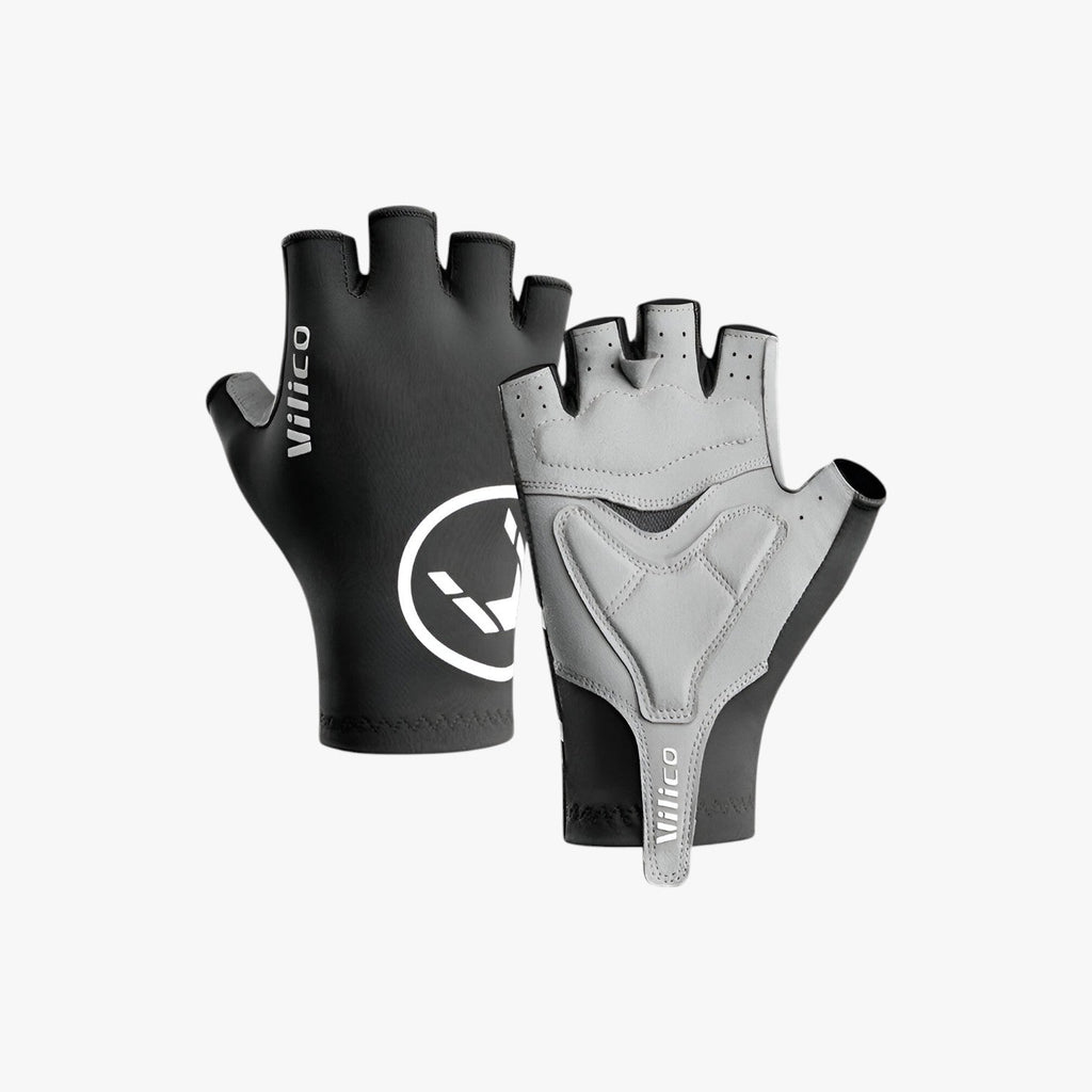 Guantes de ciclismo de medio dedo con paneles de malla transpirable