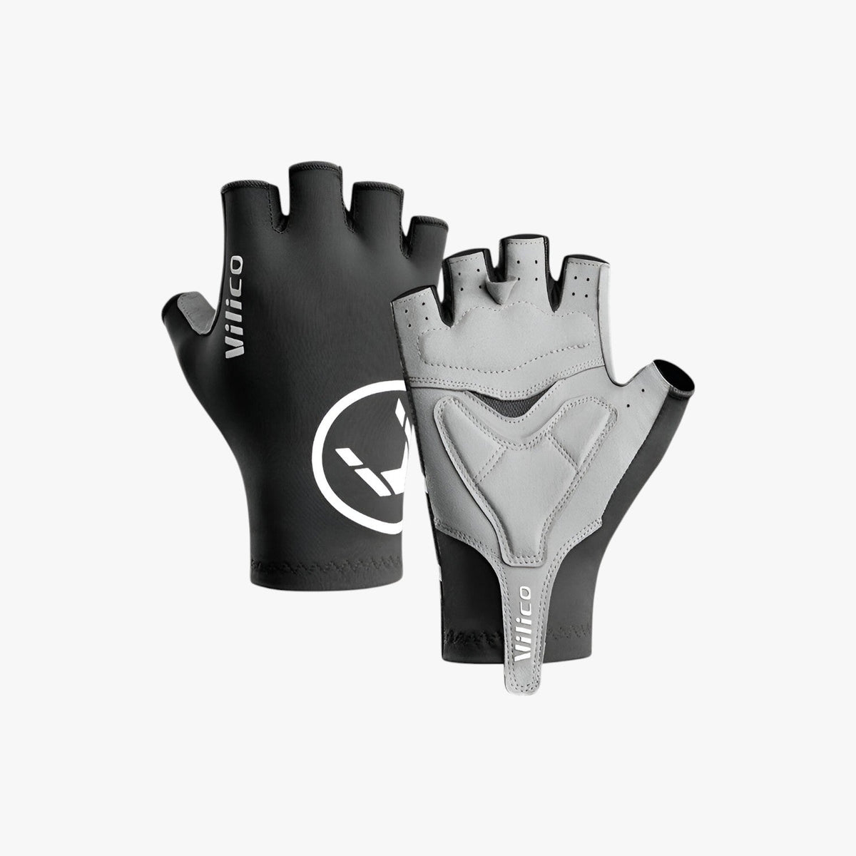 Guantes de ciclismo de medio dedo con paneles de malla transpirable