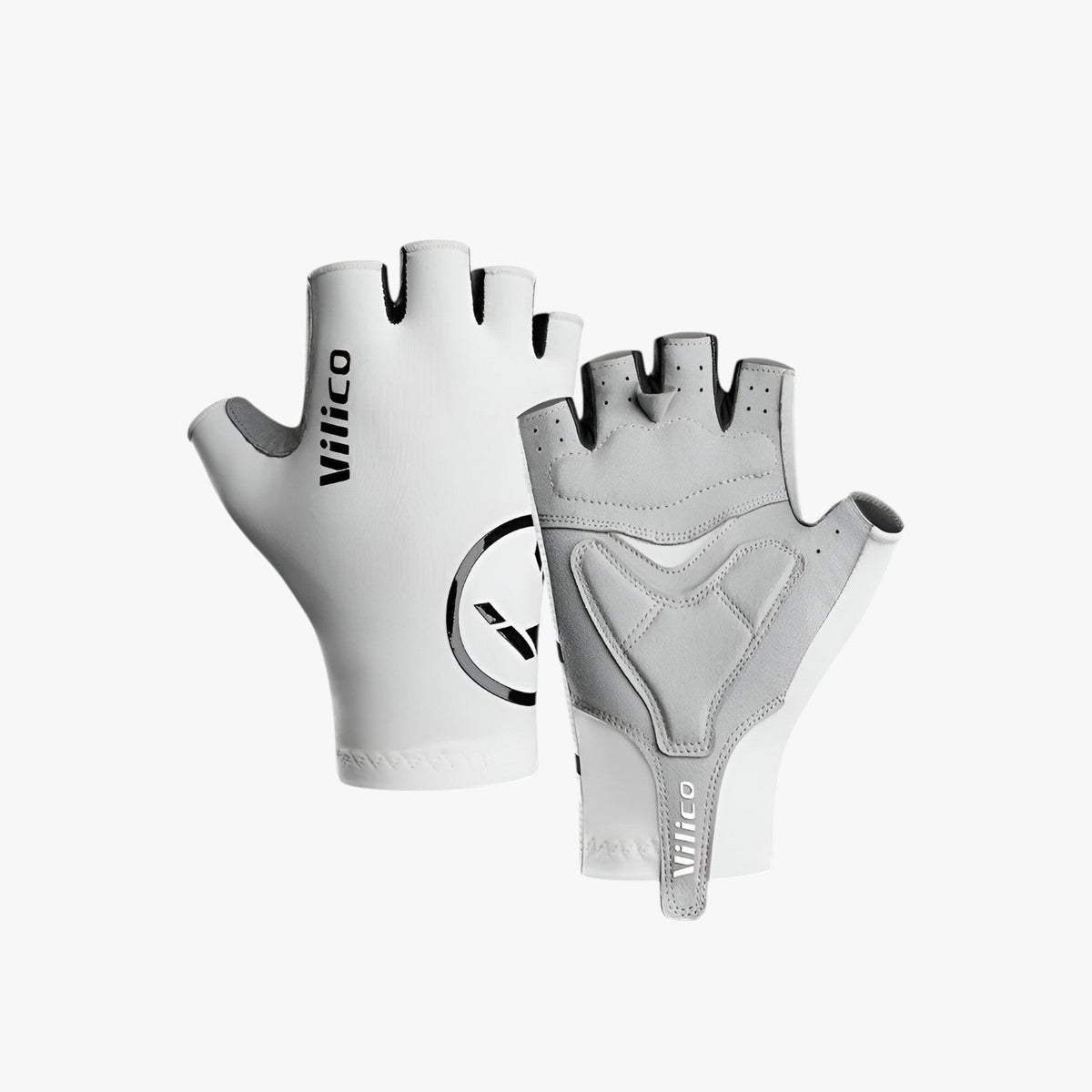 Guantes de ciclismo de medio dedo con paneles de malla transpirable