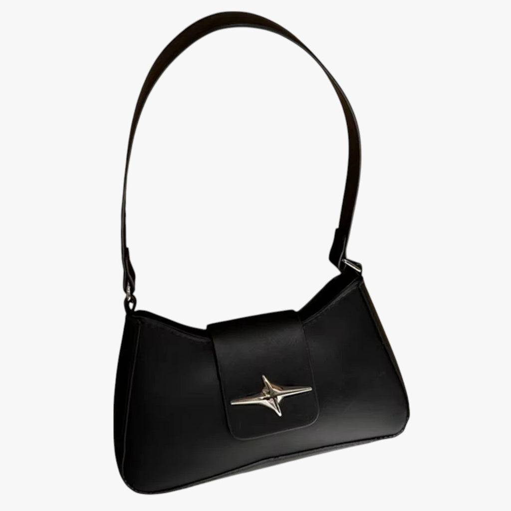 Miniclutch i Y2K-stil med justerbar crossbody-rem