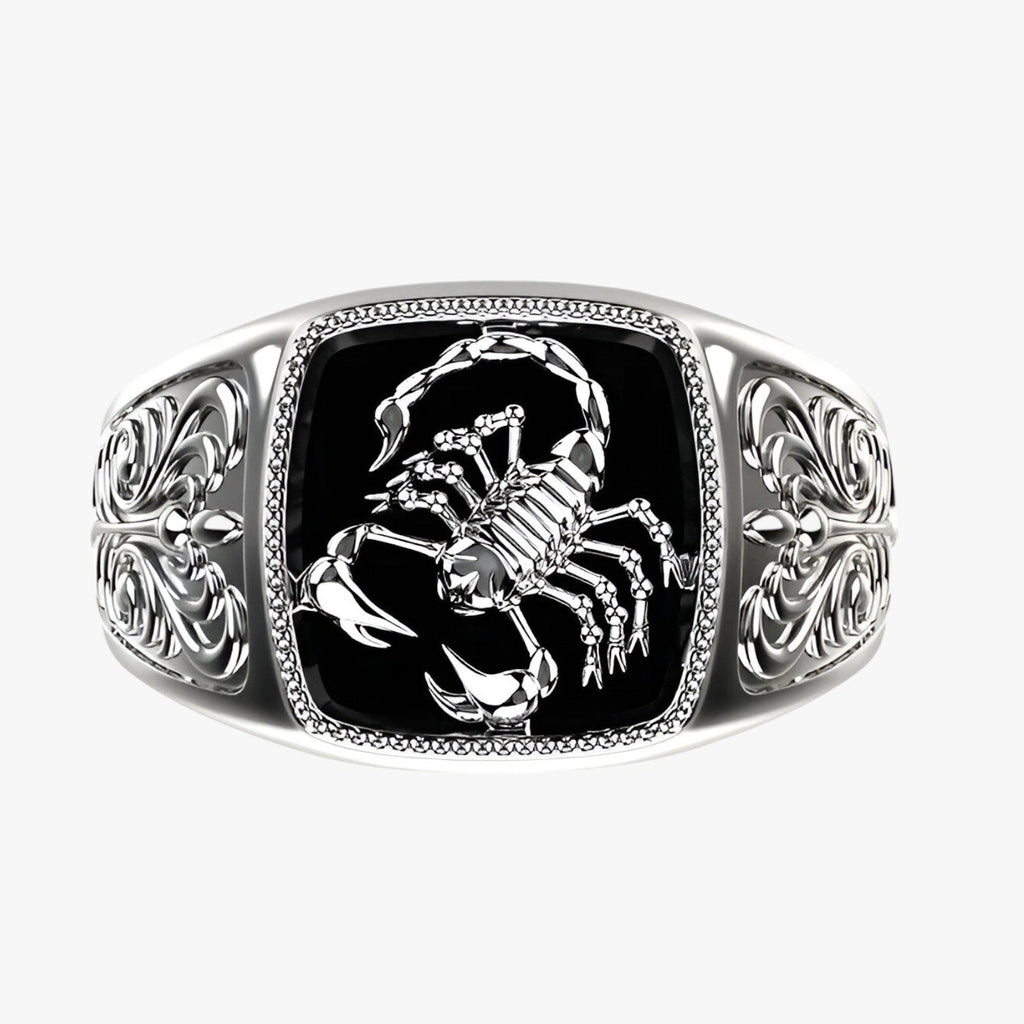 Scorpion Statement Ring with Bold Punk-Inspired Design