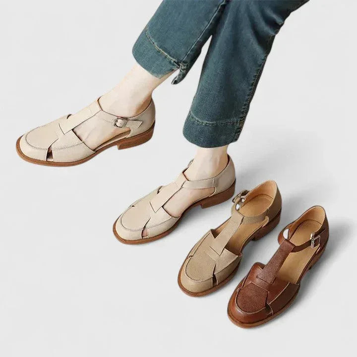 Sandalias Mary Jane con empeine transpirable