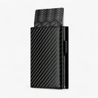 Cartera de piel sintética de dos cuerpos con bloqueo RFID y monedero