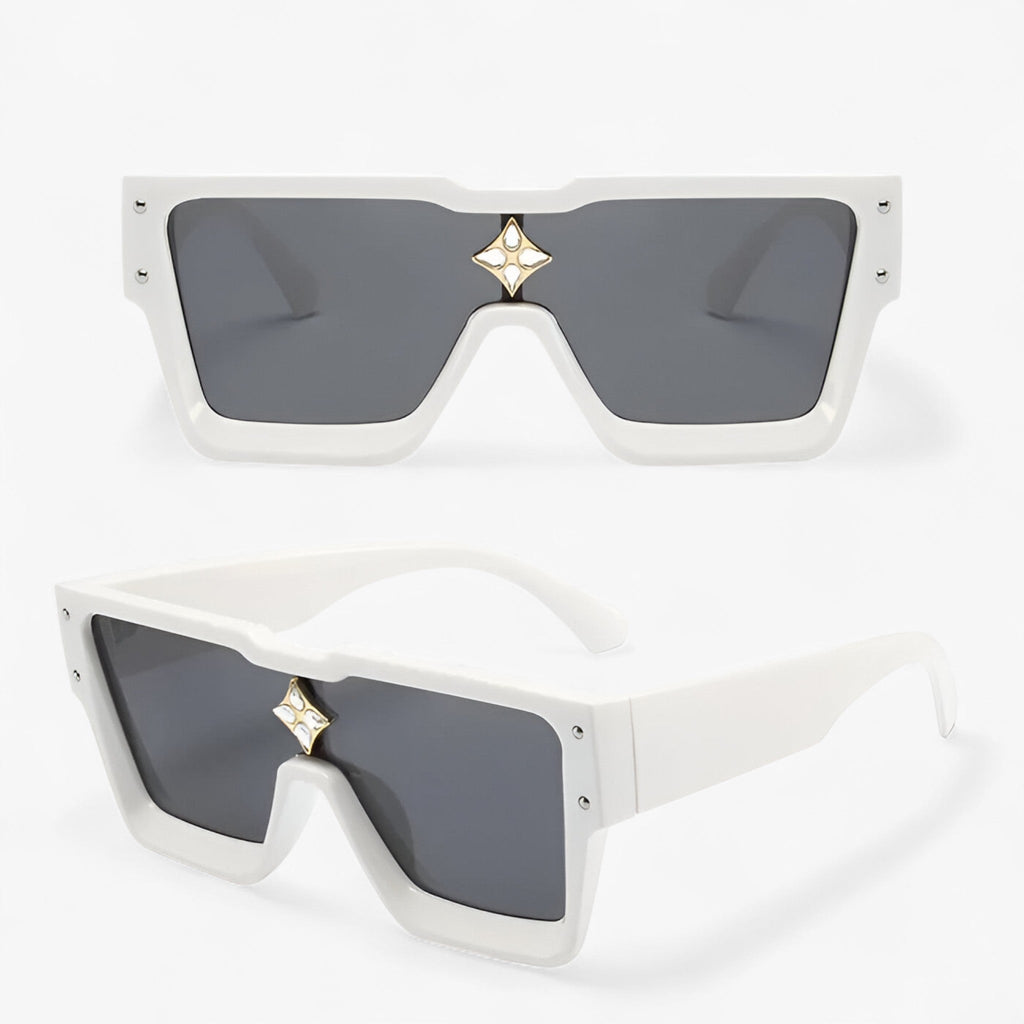 Square Frame Unisex Sunglasses with Lightweight Ergonomic Build