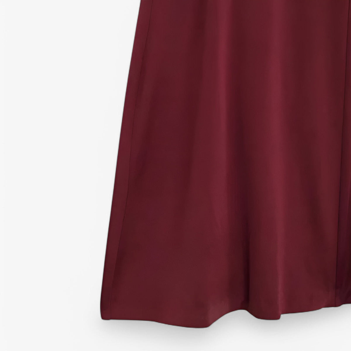 A-Line Dress with Wide Straps and Flared Skirt
