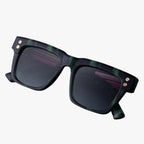 Retro sunglasses with a distinctive '70s silhouette