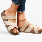 Sandalias ortopédicas con ajuste flexible y regulable