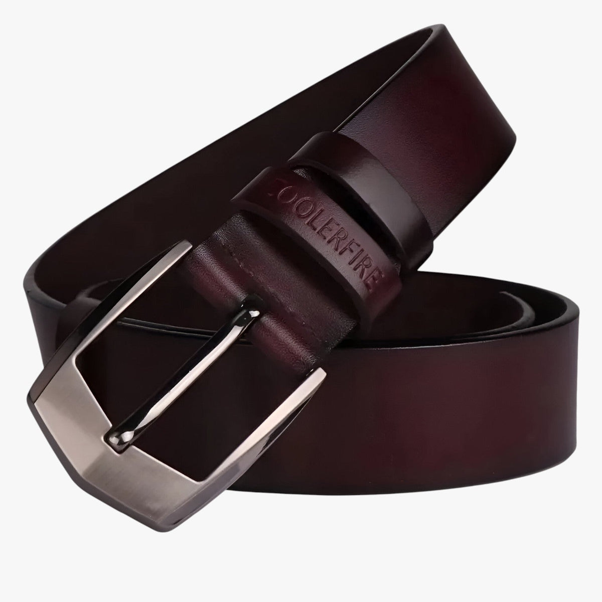 Faux Leather Belt for Jeans with Classic Buckle