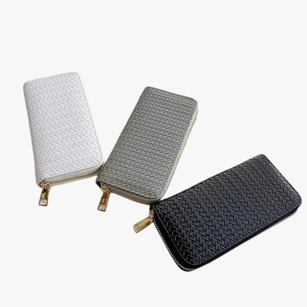Cartera larga con bolsillo específico para el móvil y ranuras para tarjetas